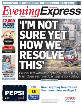 Cover of Evening Express