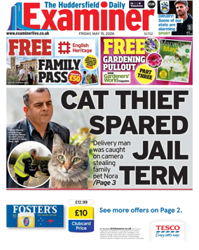 Cover of Huddersfield Daily Examiner