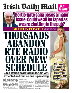 Cover of Irish Daily Mail