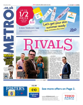 Cover of Metro (UK)