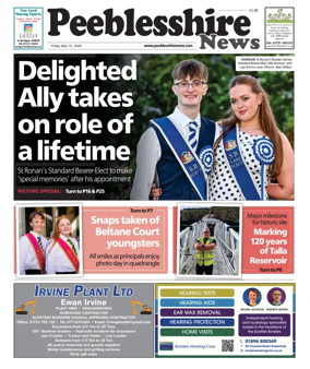 Cover of Peebleshire News