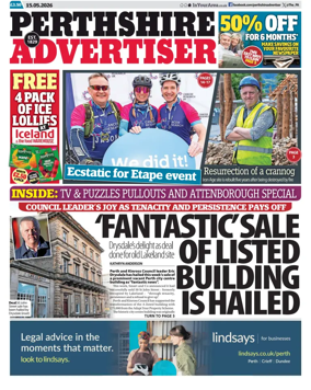 Cover of Perthshire Advertiser