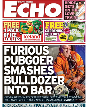 Cover of South Wales Echo