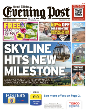 Cover of South Wales Evening Post