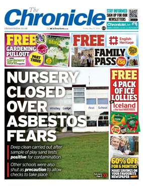 Cover of The Chronicle (South Tyneside and Durham)