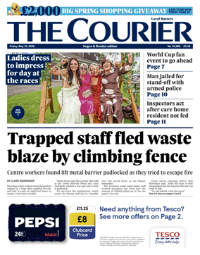 Cover of The Courier & Advertiser (Angus and Dundee)