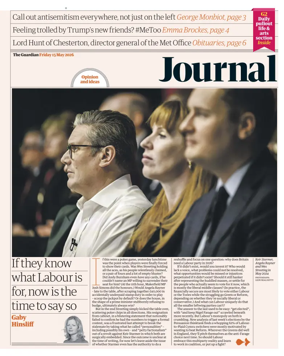 Cover of The Guardian e-paper Journal