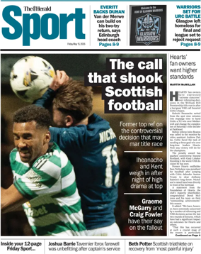 Cover of Herald Sport