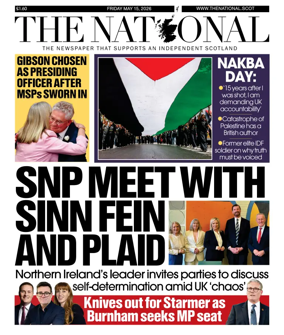 Cover of The National (Scotland)