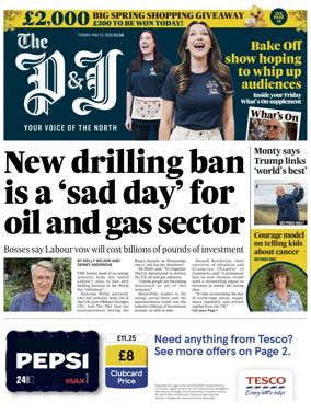 Cover of The Press and Journal (Aberdeen and Aberdeenshire)