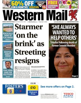Cover of Western Mail