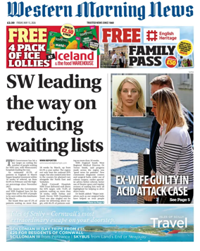 Cover of Western Morning News