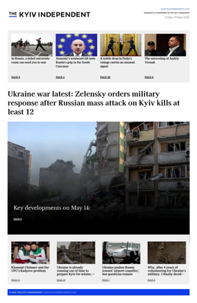 Cover of The Kyiv Independent