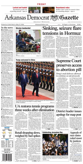 Cover of Arkansas Democrat-Gazette