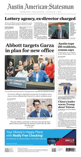 Cover of Austin American-Statesman