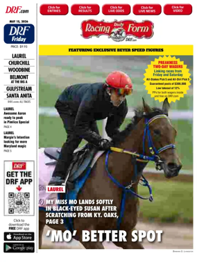Cover of Daily Racing Form National Digital Edition