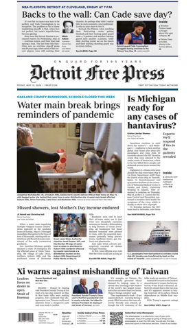 Cover of Detroit Free Press