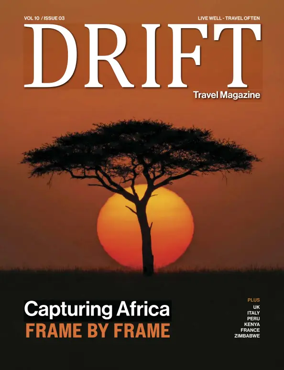 Cover of DRIFT Travel magazine