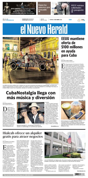 Cover of El Nuevo Herald