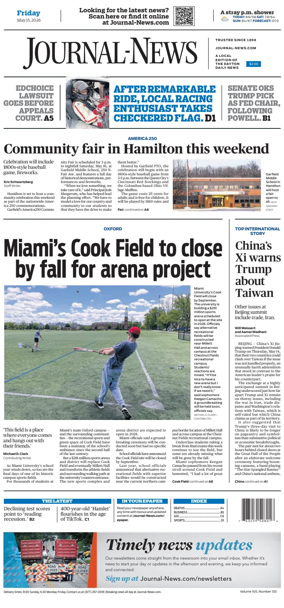 Cover of Hamilton Journal News