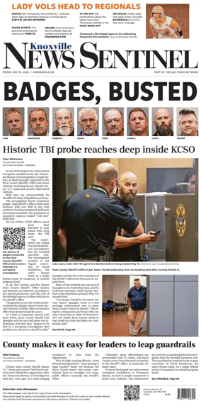 Cover of Knoxville News Sentinel