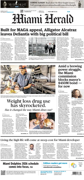 Cover of Miami Herald