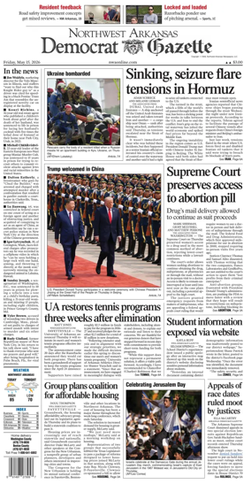 Cover of Northwest Arkansas Democrat-Gazette