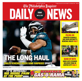 Cover of Philadelphia Daily News