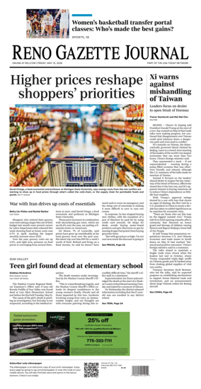 Cover of Reno Gazette Journal