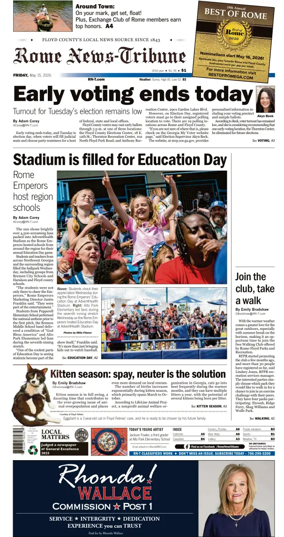 Cover of Rome News-Tribune