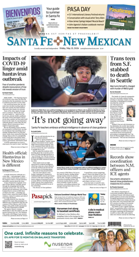 Cover of Santa Fe New Mexican
