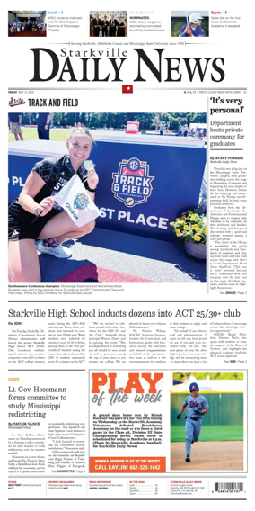Cover of Starkville Daily News