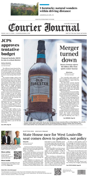 Cover of The Courier-Journal (Louisville)