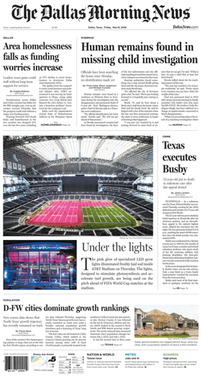Cover of The Dallas Morning News