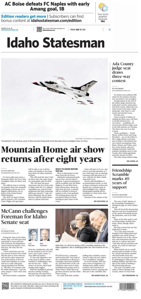 Cover of The Idaho Statesman