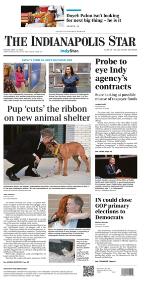 Cover of The Indianapolis Star