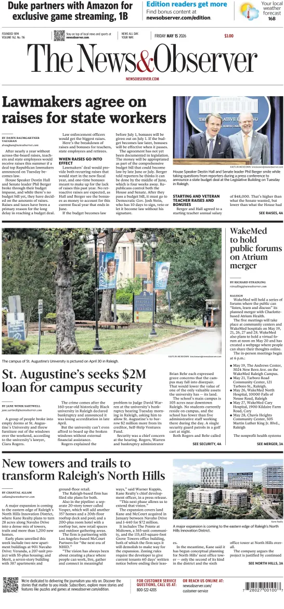 Cover of The News & Observer
