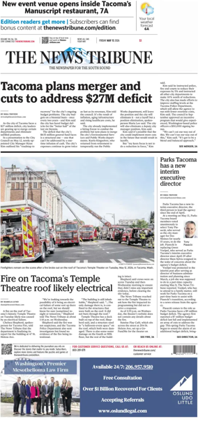 Cover of The News Tribune