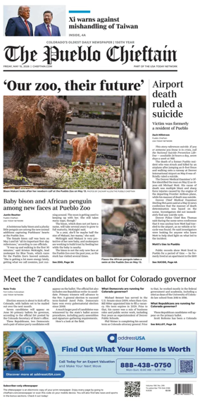Cover of The Pueblo Chieftain