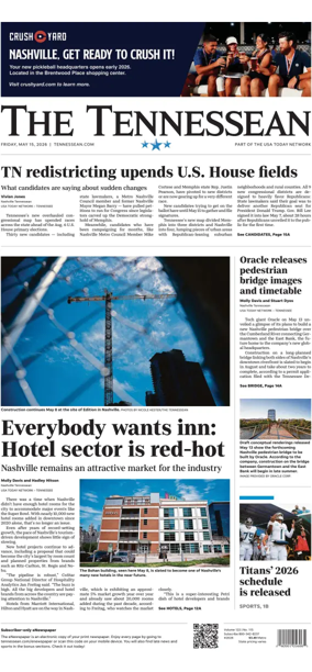 Cover of The Tennessean