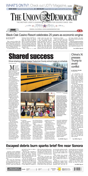 Cover of The Union Democrat