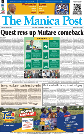 Cover of The Manica Post