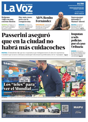 Cover of La Voz del Interior