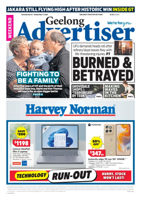 Cover of Geelong Advertiser