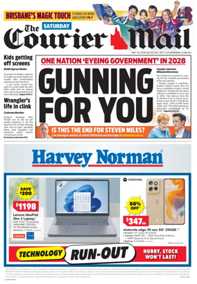 Cover of The Courier-Mail