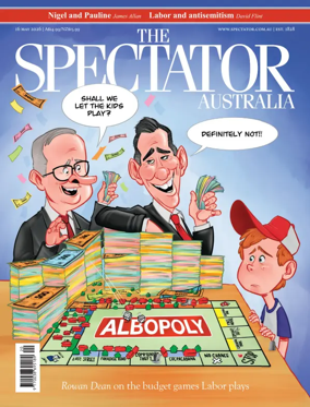 Cover of The Spectator (Australia)