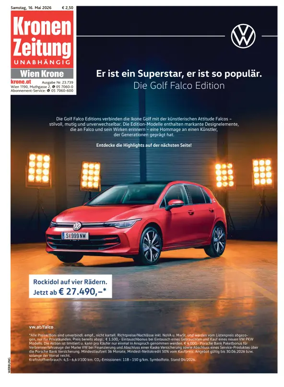 Cover of Kronen Zeitung