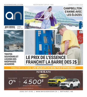 Cover of Acadie Nouvelle