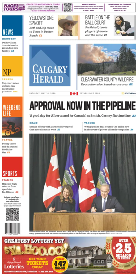Cover of Calgary Herald