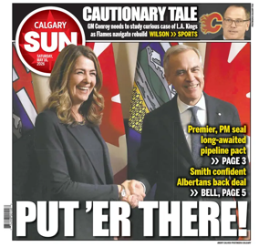 Cover of Calgary Sun